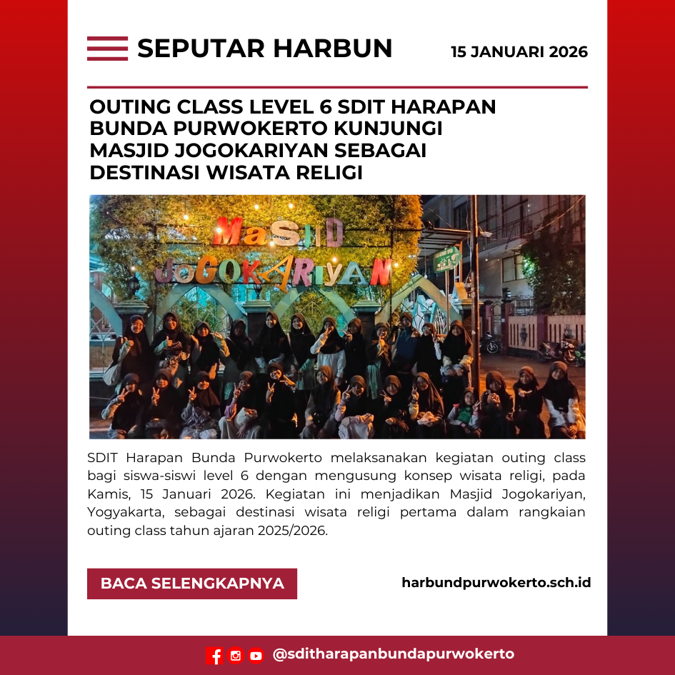 SMP IT Harapan Bunda Purwokerto Peringati Isra Mikraj dengan Kajian Sirah Nabawiyah dan Nobar