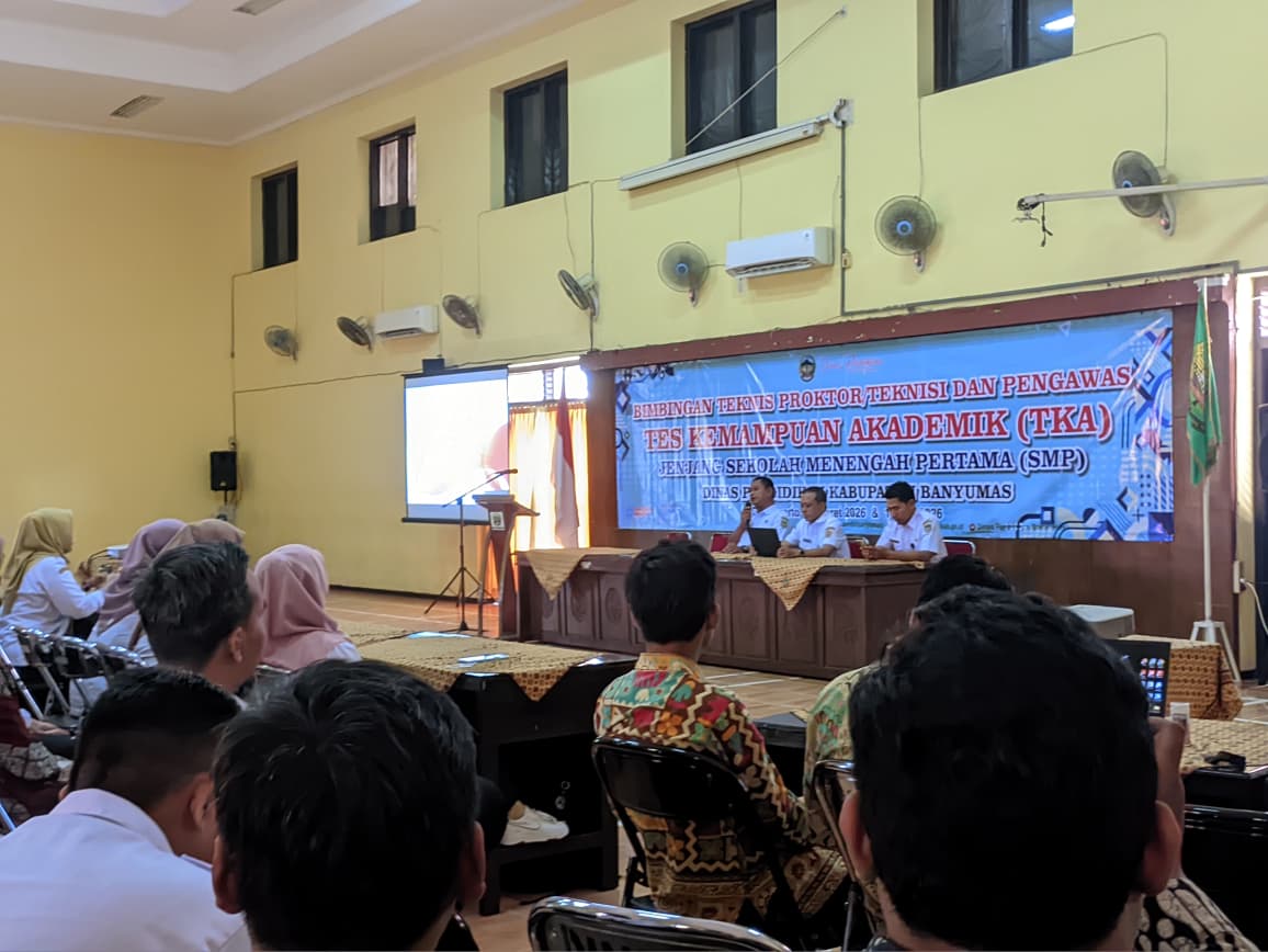 Jelang TKA, SMPIT Harapan Bunda Ikuti Sosialisasi Pemantapan di Dinas Pendidikan Banyumas