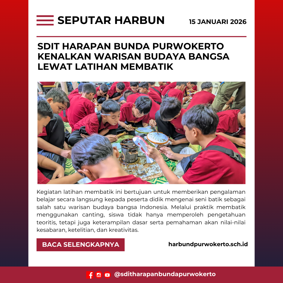 Outing Class Level 6 SDIT Harapan Bunda Purwokerto Perkuat Literasi Budaya di Museum Sonobudoyo